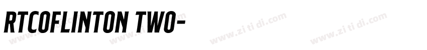 RTCOFlinton Two字体转换 RTCOFlinton Two字体转换